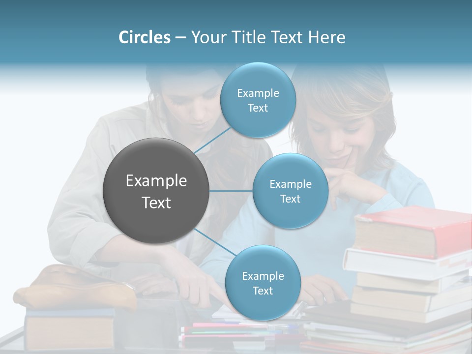 Homework Adolescence Books PowerPoint Template