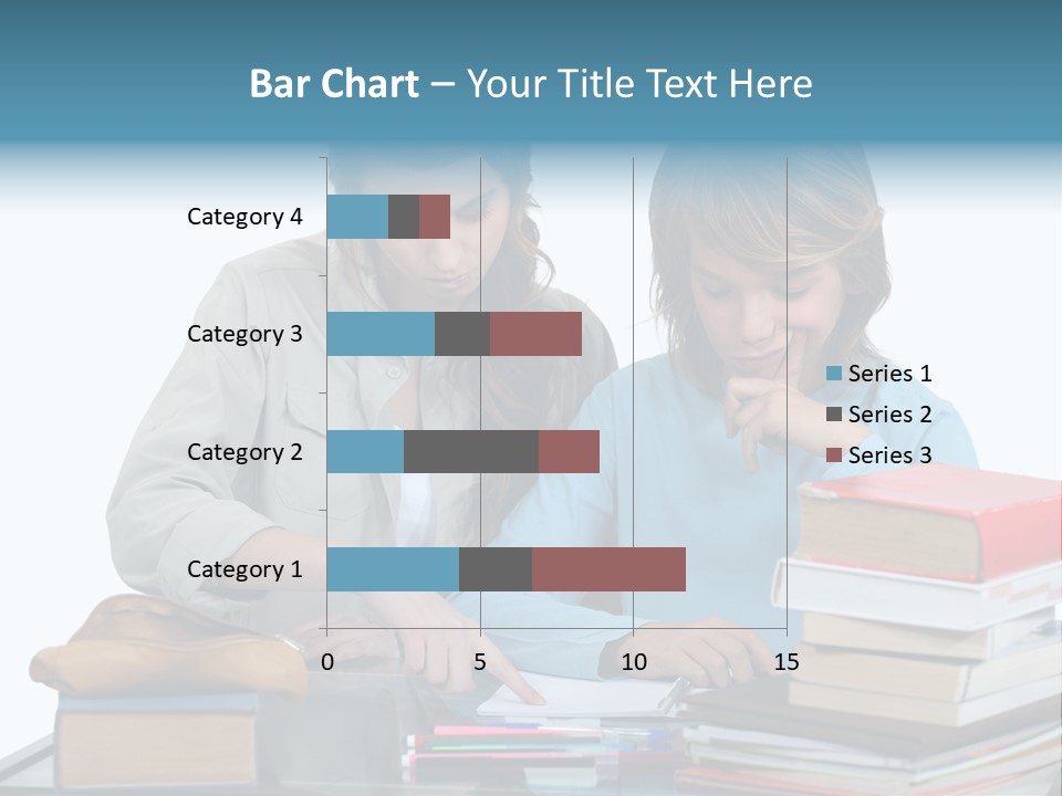 Homework Adolescence Books PowerPoint Template