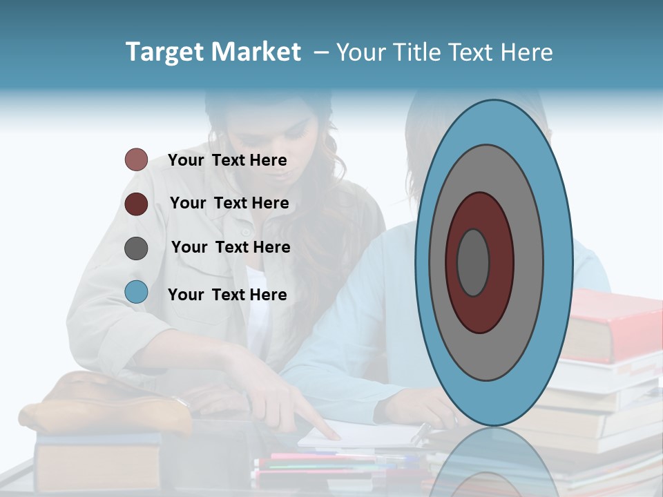 Homework Adolescence Books PowerPoint Template