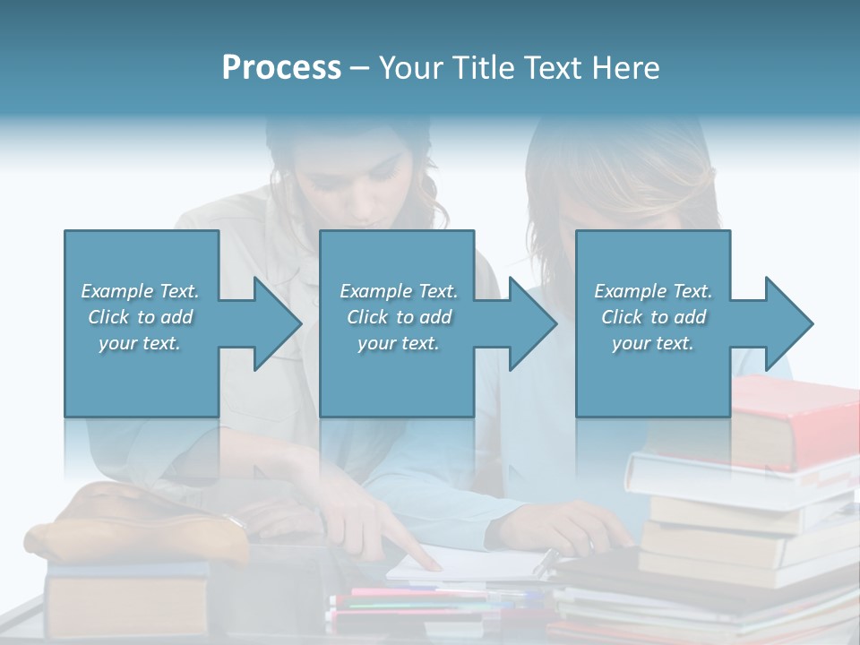 Homework Adolescence Books PowerPoint Template