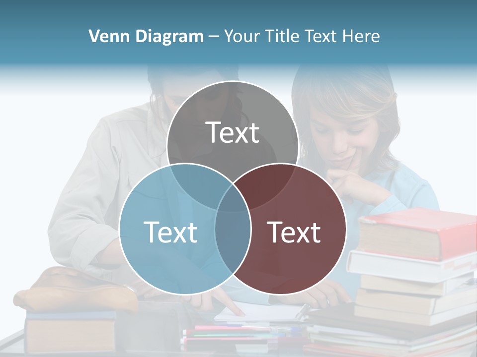 Homework Adolescence Books PowerPoint Template