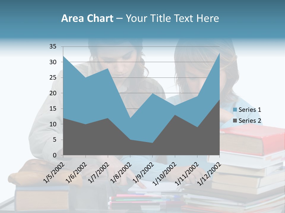 Homework Adolescence Books PowerPoint Template