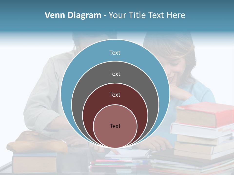 Homework Adolescence Books PowerPoint Template