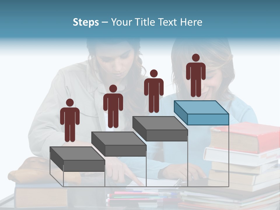 Homework Adolescence Books PowerPoint Template