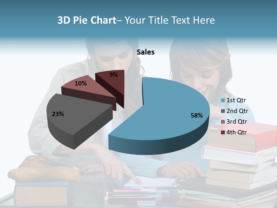 Homework Adolescence Books PowerPoint Template