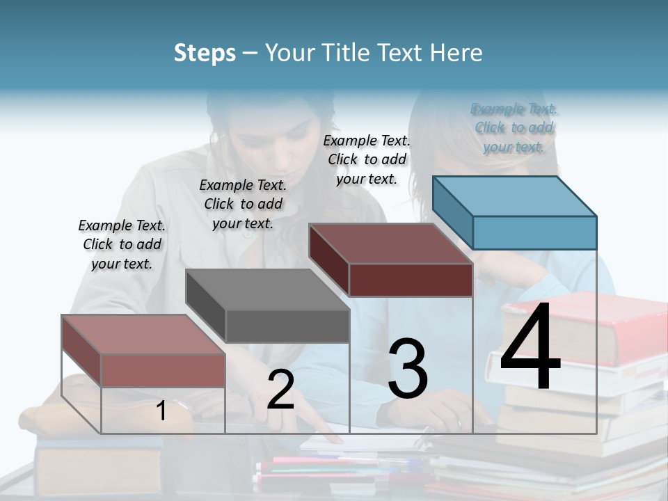 Homework Adolescence Books PowerPoint Template