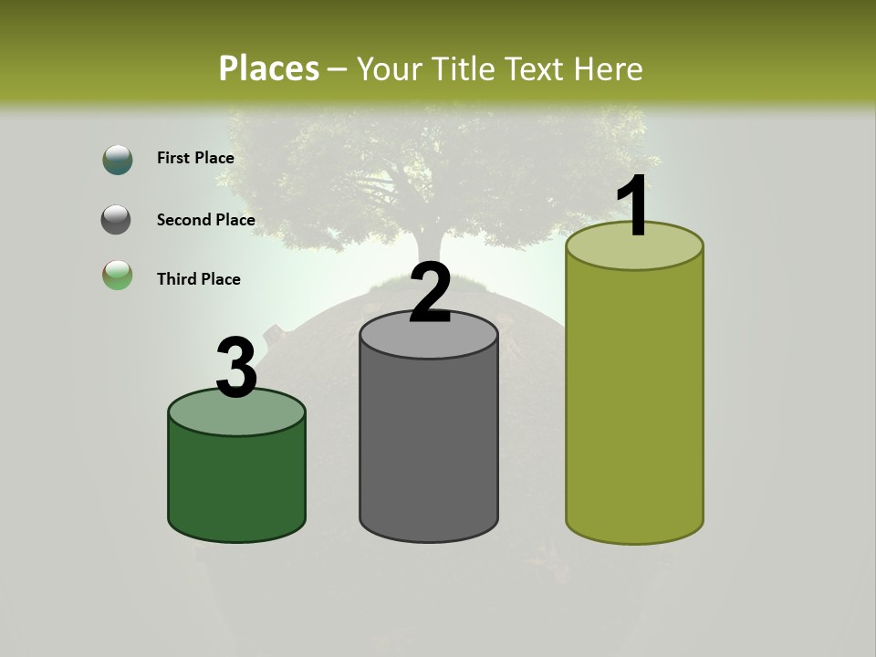 Pollution Barren Wood PowerPoint Template