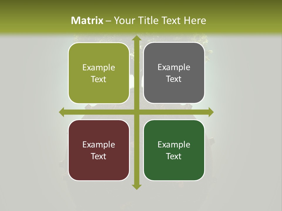 Pollution Barren Wood PowerPoint Template