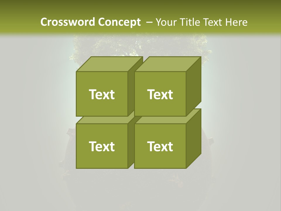 Pollution Barren Wood PowerPoint Template