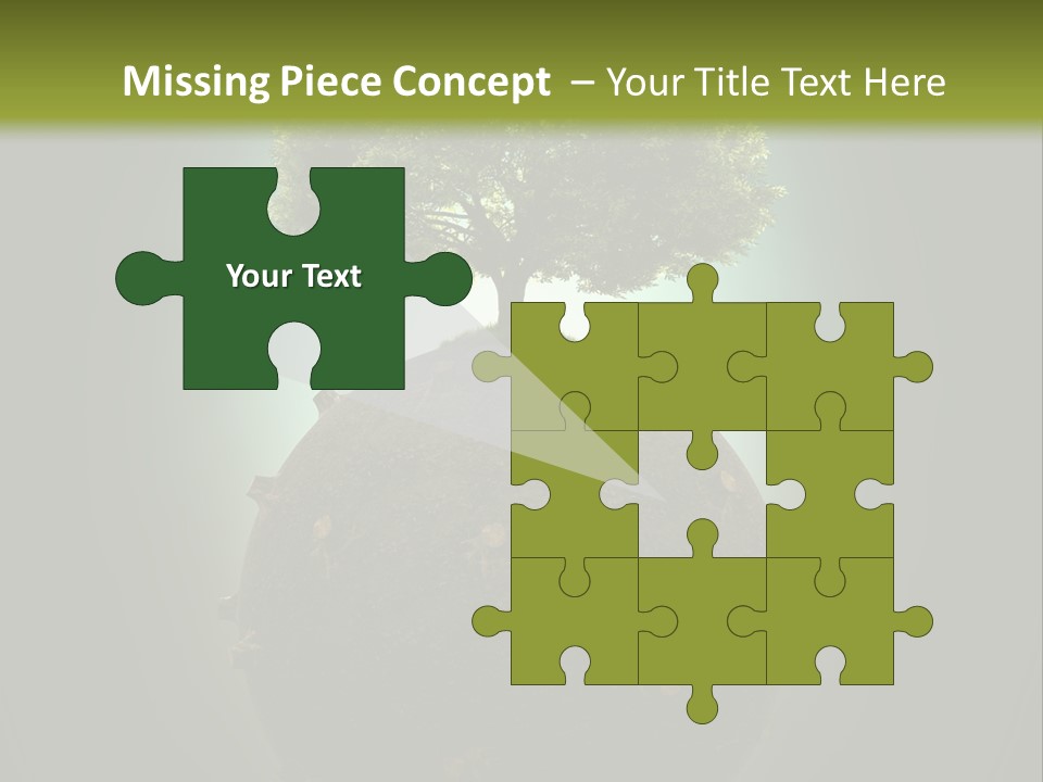 Pollution Barren Wood PowerPoint Template