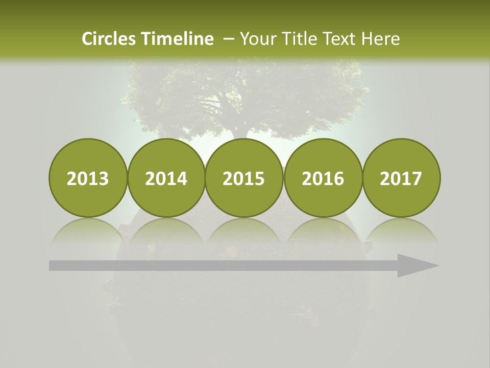 Pollution Barren Wood PowerPoint Template