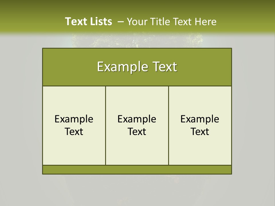 Pollution Barren Wood PowerPoint Template