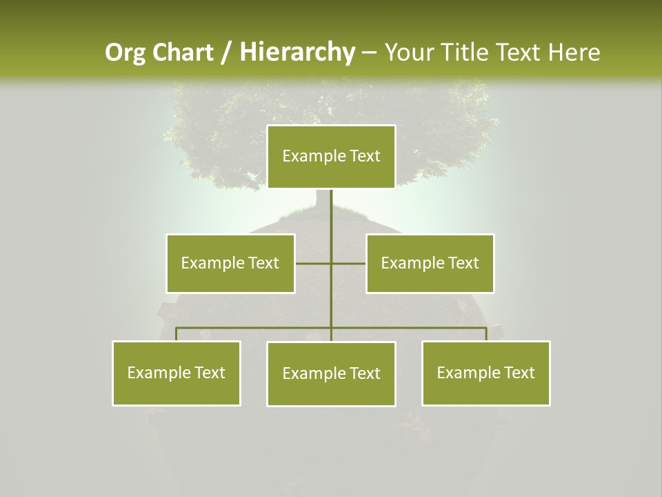 Pollution Barren Wood PowerPoint Template