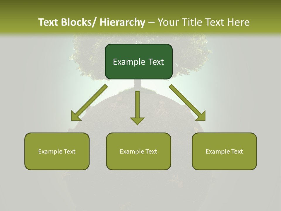 Pollution Barren Wood PowerPoint Template