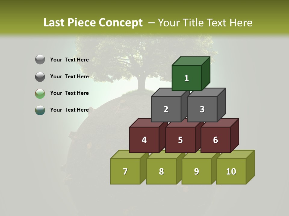 Pollution Barren Wood PowerPoint Template