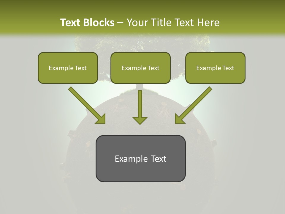 Pollution Barren Wood PowerPoint Template