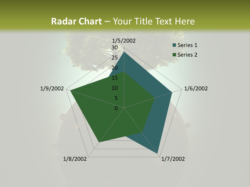 Pollution Barren Wood PowerPoint Template
