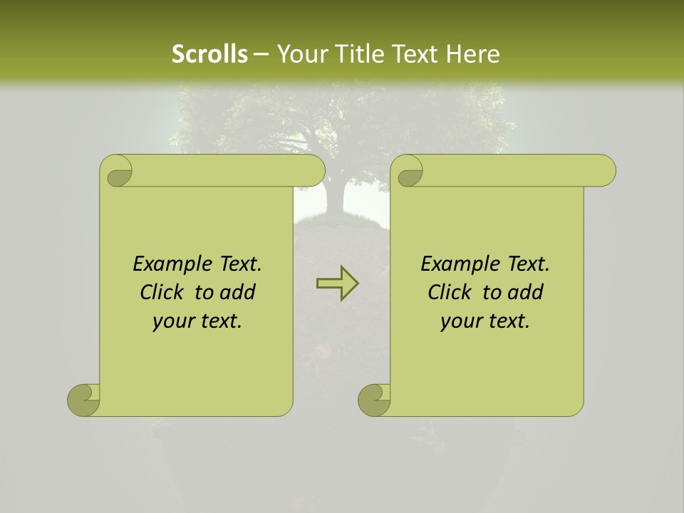 Pollution Barren Wood PowerPoint Template