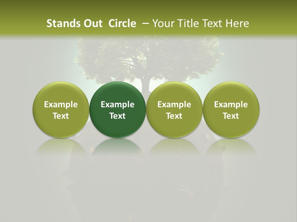 Pollution Barren Wood PowerPoint Template