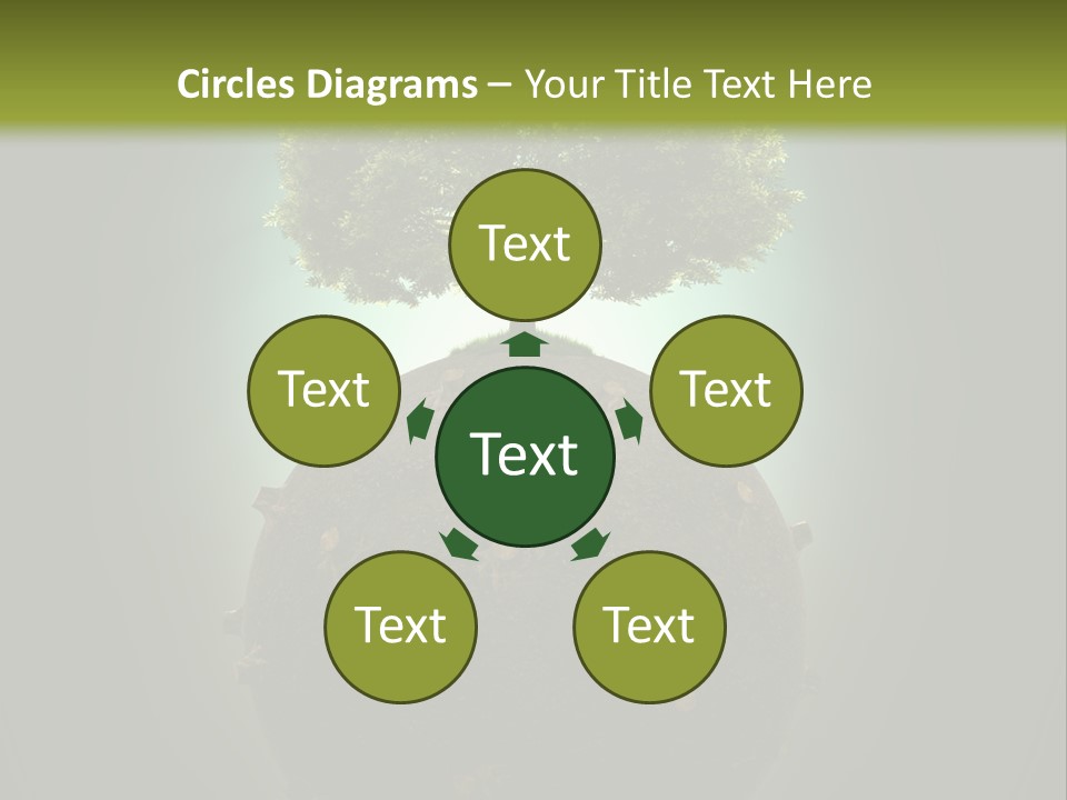 Pollution Barren Wood PowerPoint Template