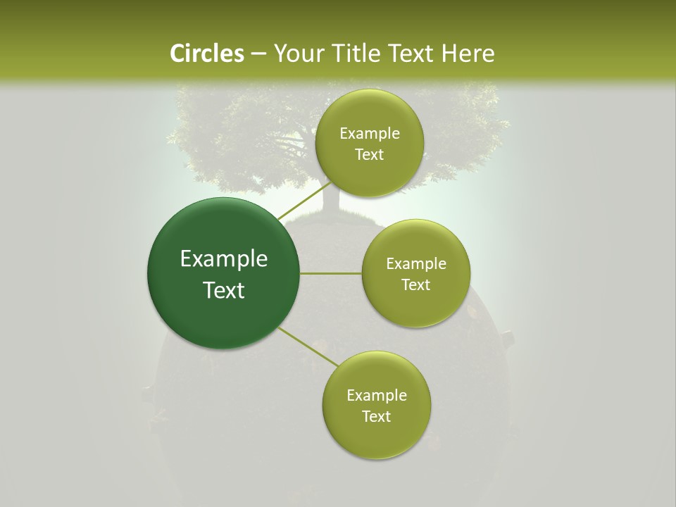 Pollution Barren Wood PowerPoint Template