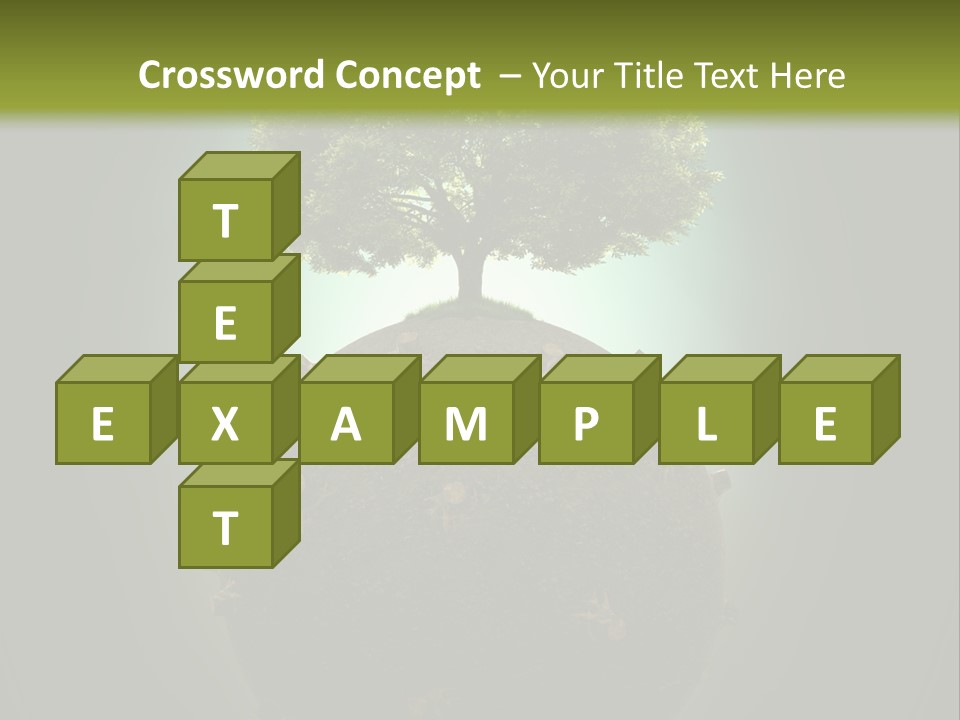 Pollution Barren Wood PowerPoint Template