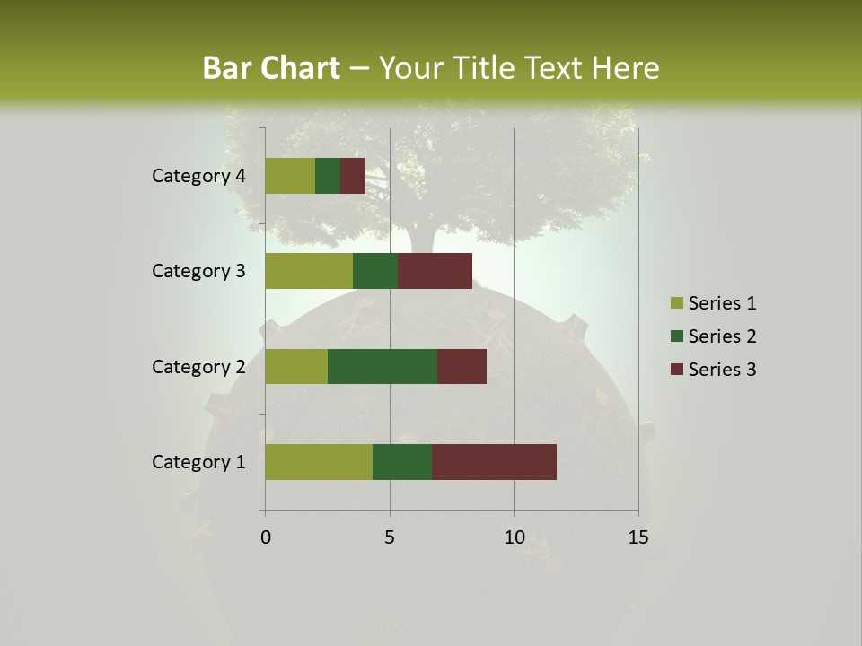 Pollution Barren Wood PowerPoint Template