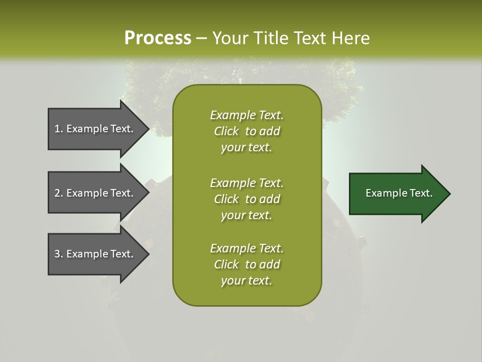 Pollution Barren Wood PowerPoint Template