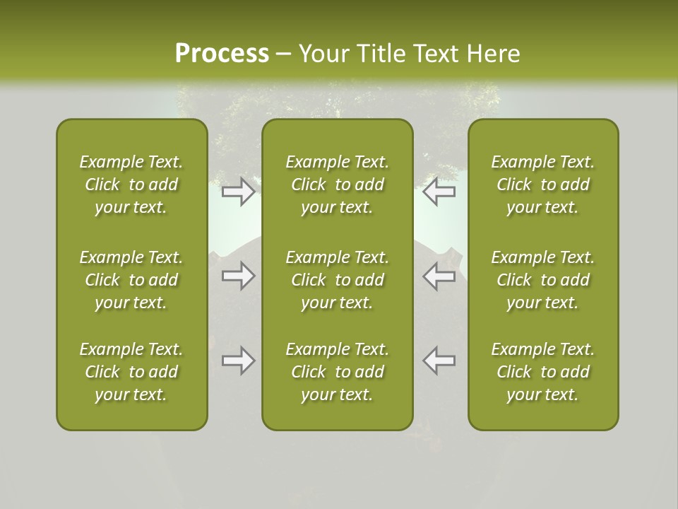 Pollution Barren Wood PowerPoint Template
