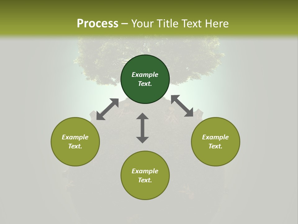 Pollution Barren Wood PowerPoint Template
