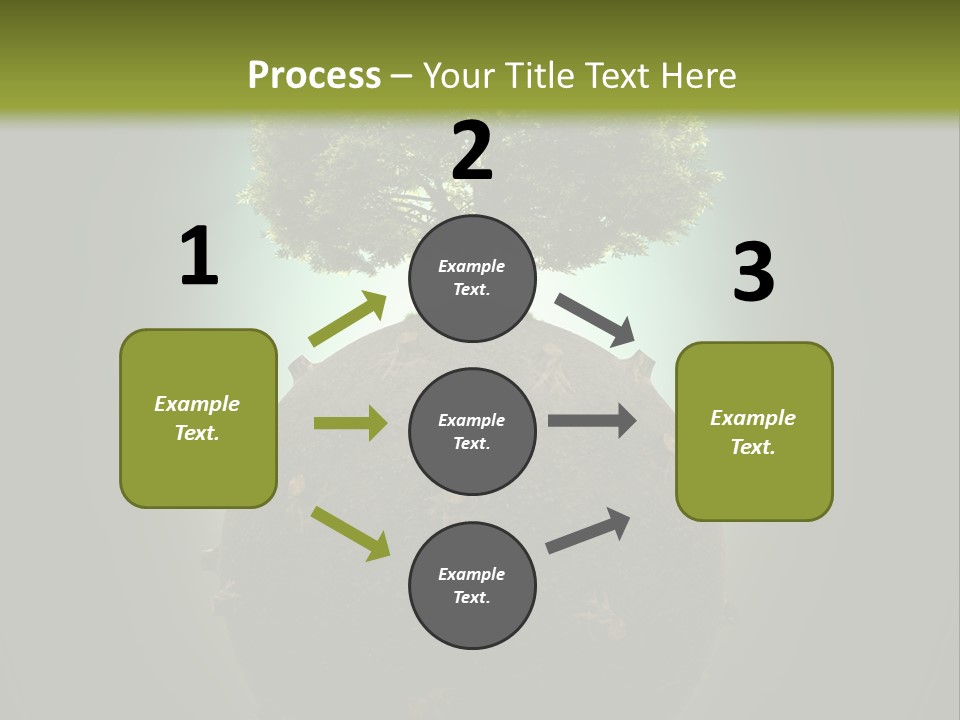 Pollution Barren Wood PowerPoint Template