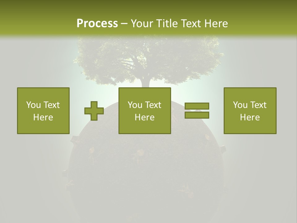 Pollution Barren Wood PowerPoint Template