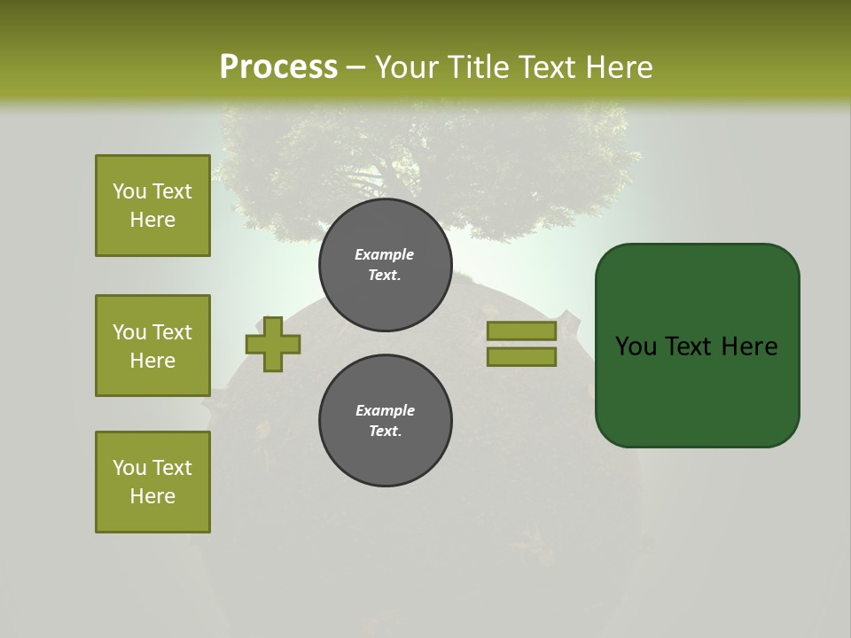 Pollution Barren Wood PowerPoint Template