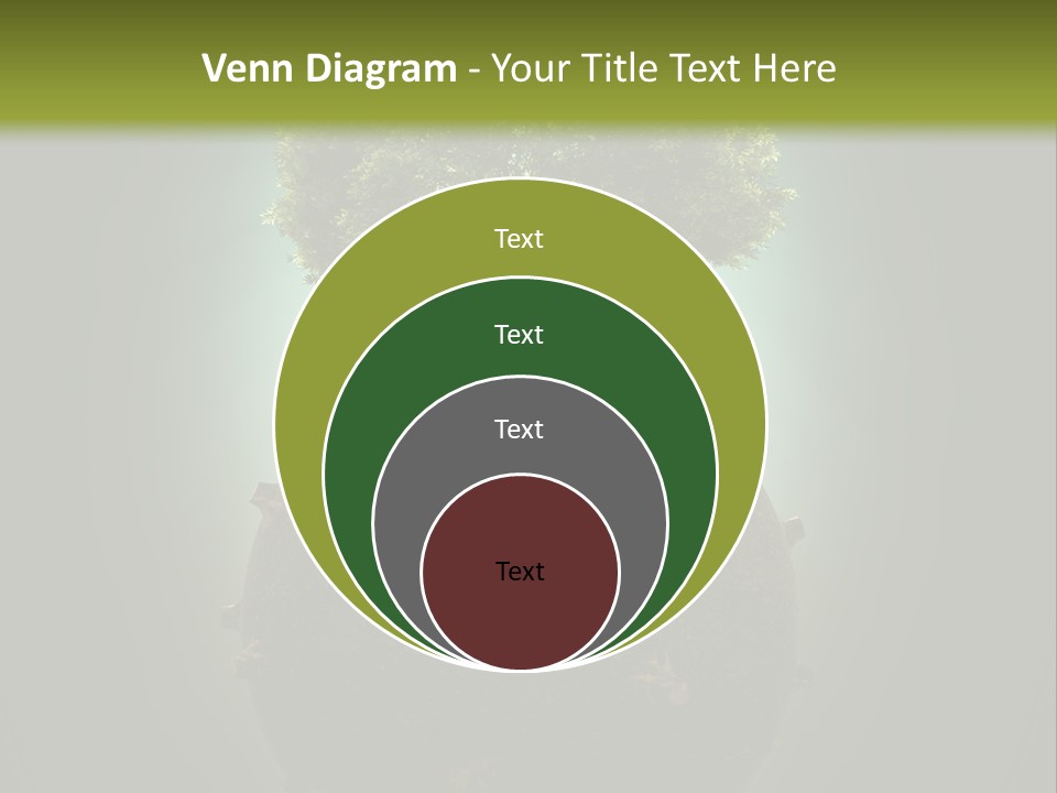 Pollution Barren Wood PowerPoint Template