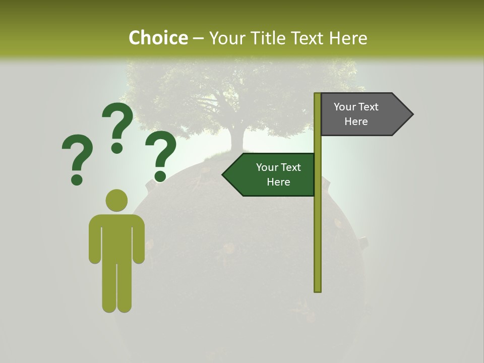 Pollution Barren Wood PowerPoint Template