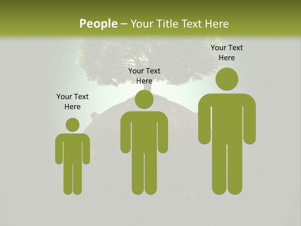 Pollution Barren Wood PowerPoint Template