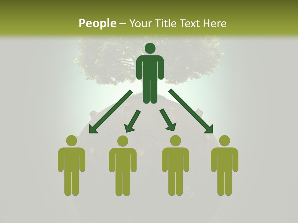 Pollution Barren Wood PowerPoint Template