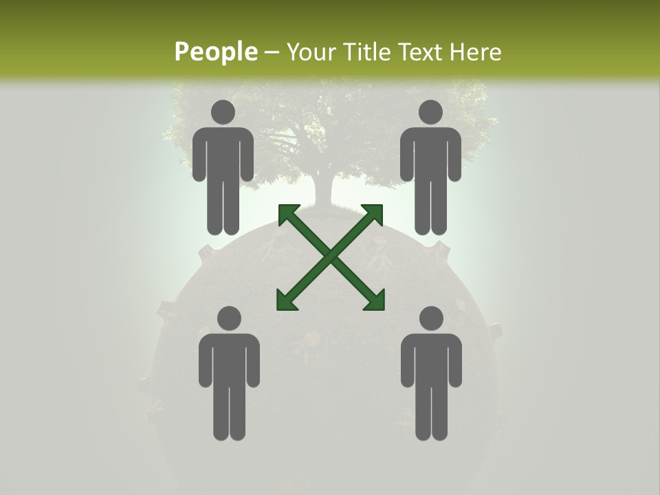 Pollution Barren Wood PowerPoint Template