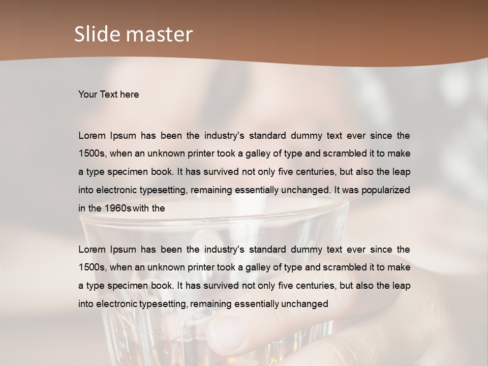 Upset Table Sad PowerPoint Template