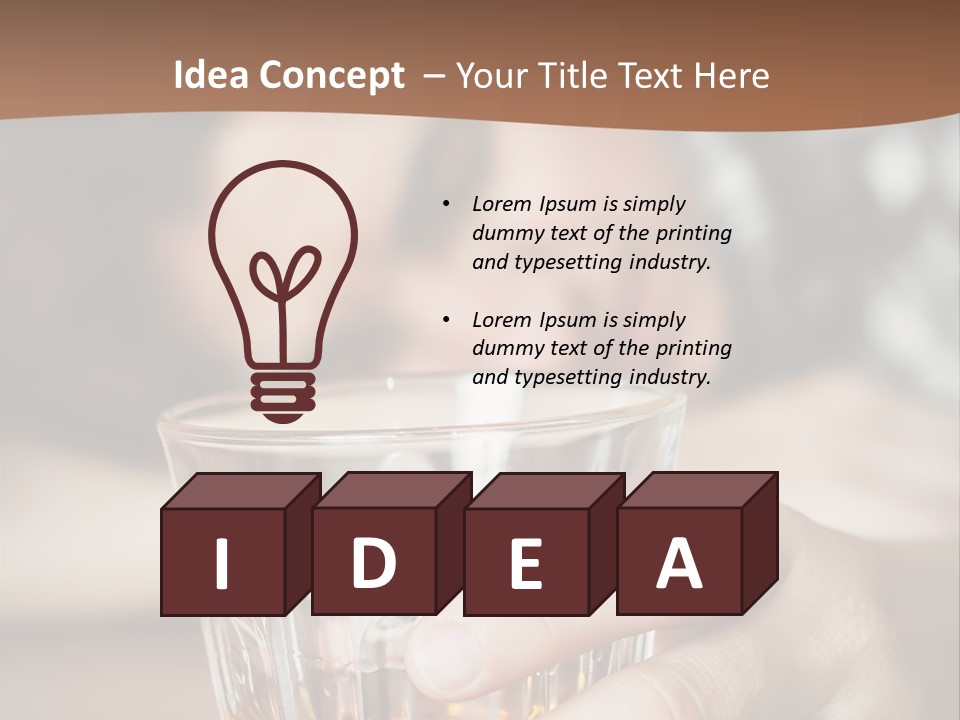 Upset Table Sad PowerPoint Template
