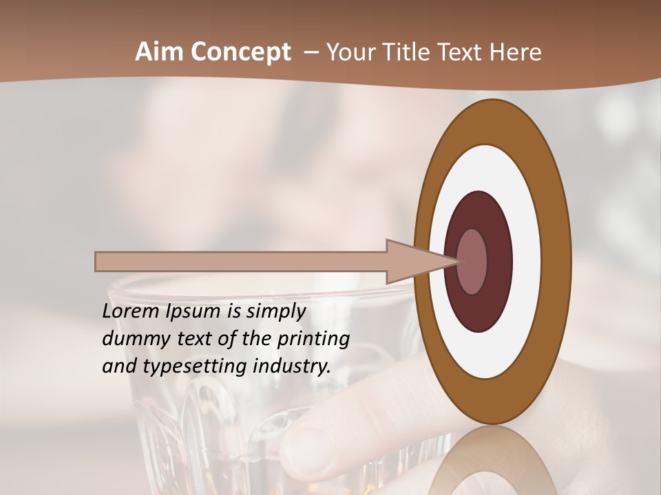 Upset Table Sad PowerPoint Template