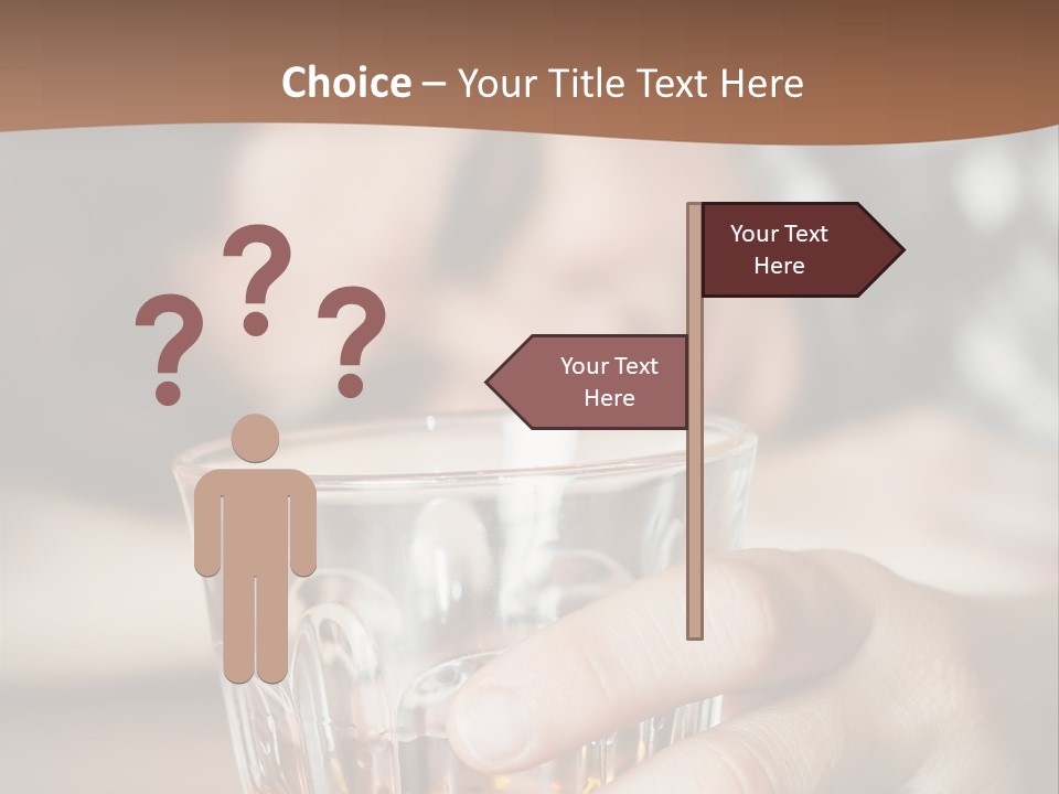 Upset Table Sad PowerPoint Template