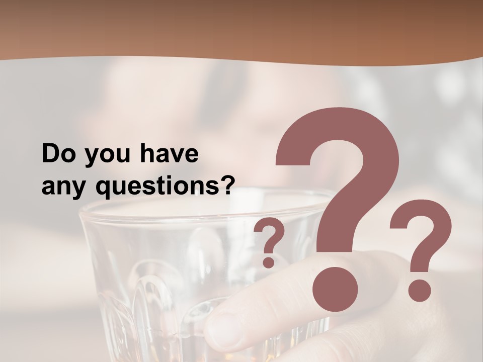 Upset Table Sad PowerPoint Template