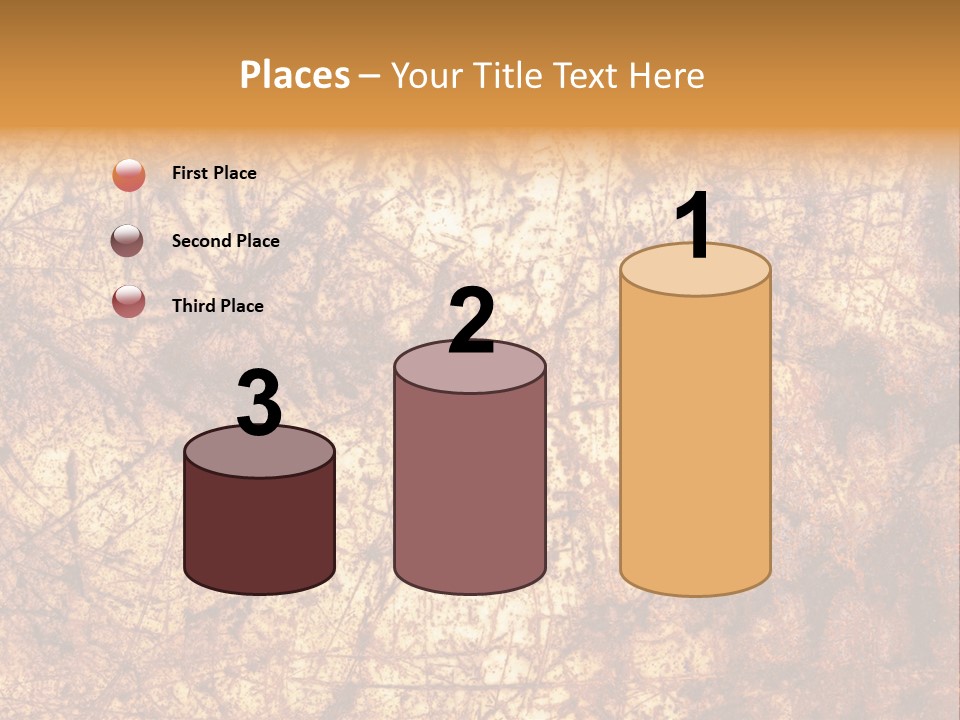 Orange Rust Grill PowerPoint Template