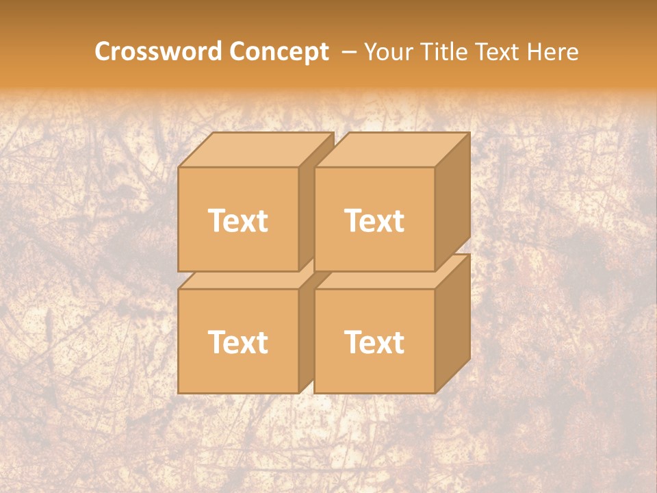 Orange Rust Grill PowerPoint Template
