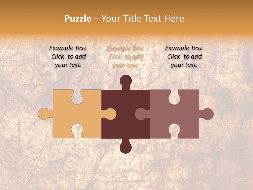 Orange Rust Grill PowerPoint Template