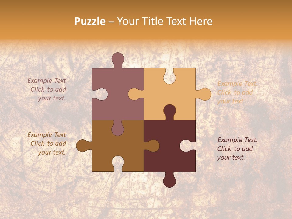 Orange Rust Grill PowerPoint Template