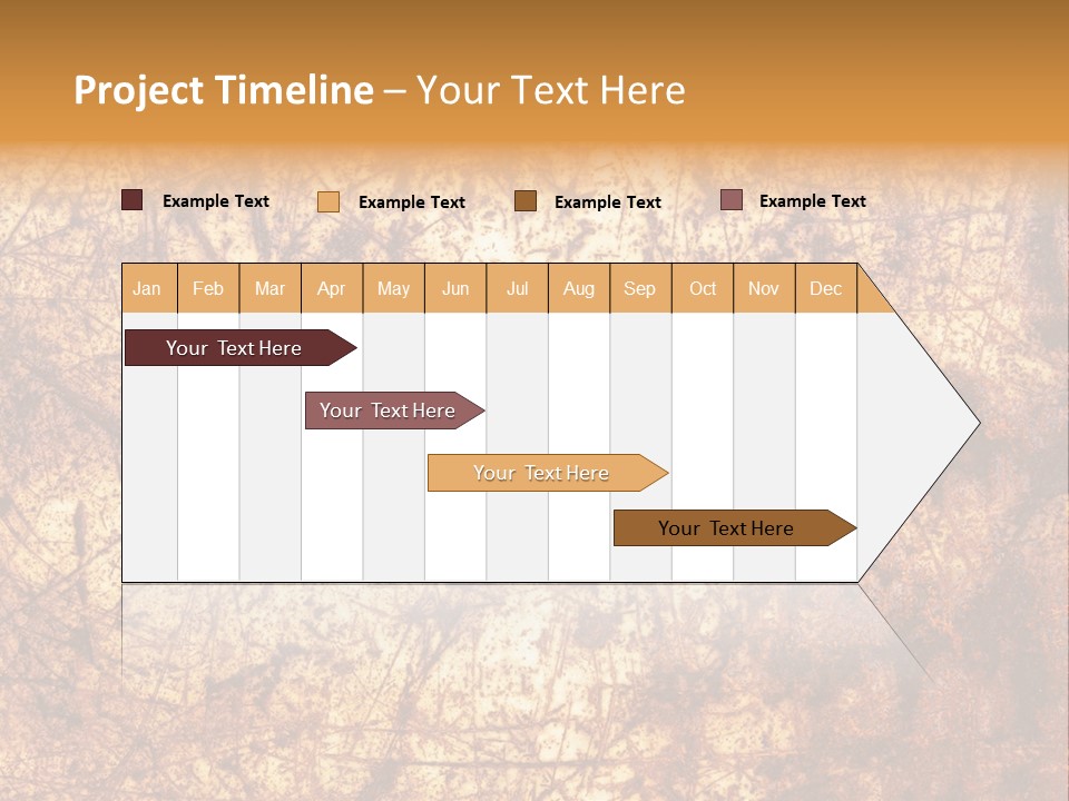 Orange Rust Grill PowerPoint Template
