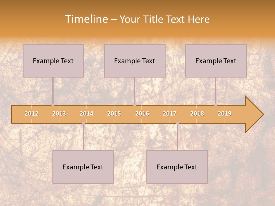 Orange Rust Grill PowerPoint Template