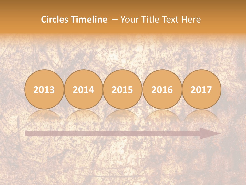 Orange Rust Grill PowerPoint Template